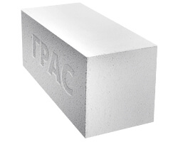 Газобетон ГРАС D500 B2.5 600x250x250